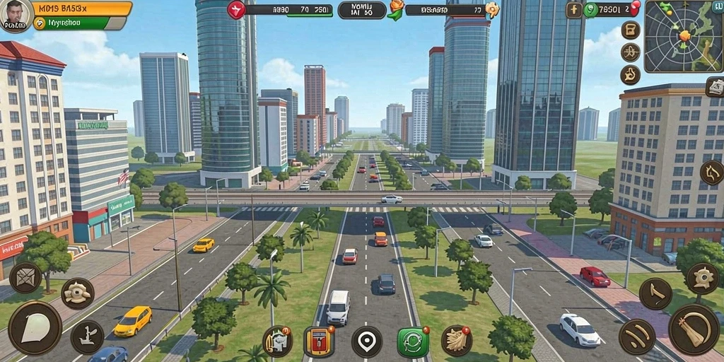 Interaksi multiplayer dengan pemain dari berbagai negara.