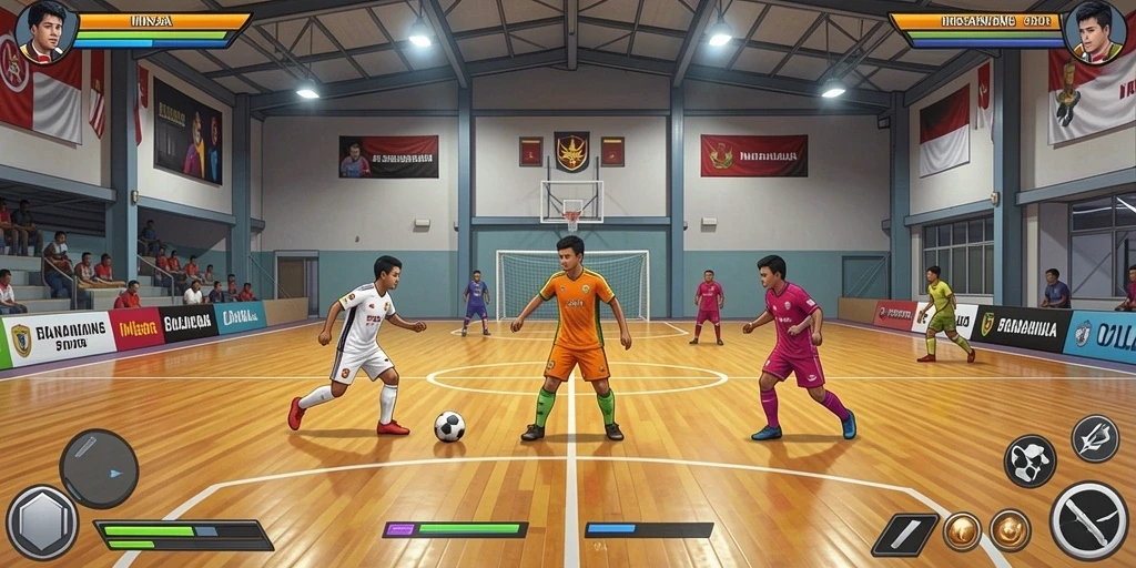 Tangkapan layar memperlihatkan karakter beragam yang dapat dipilih.