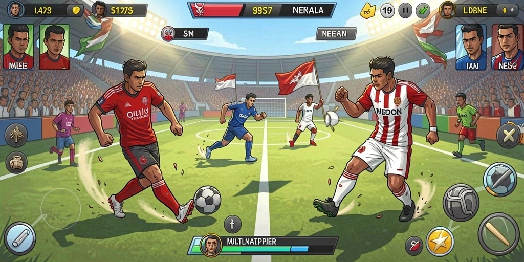 Grafis menawan yang membuat pengalaman bermain lebih hidup.