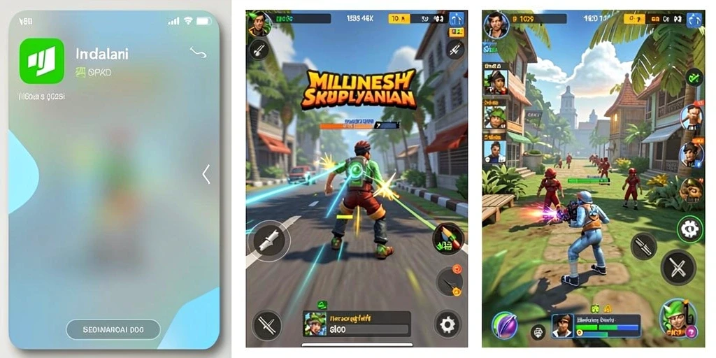 Gameplay yang seru dengan berbagai jenis tantangan.