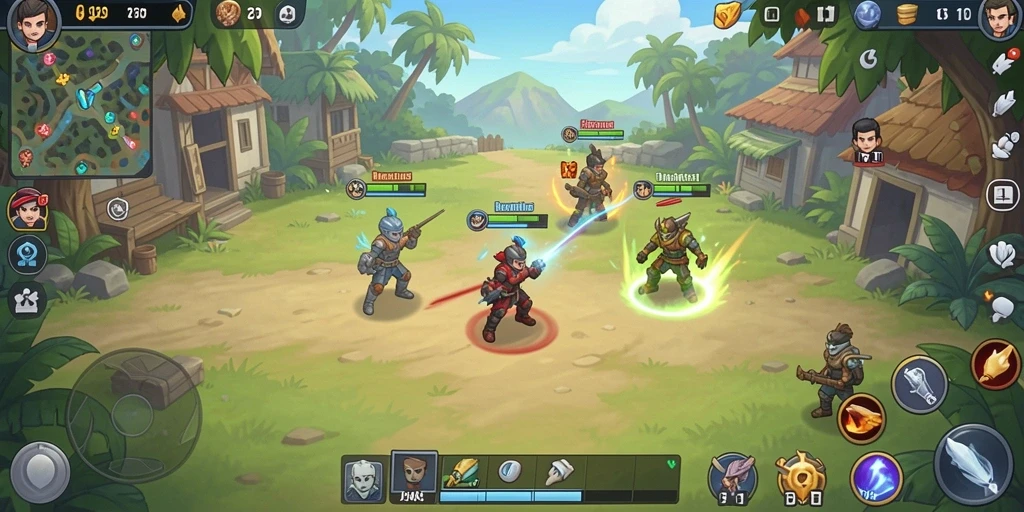 Fitur multiplayer untuk bermain bersama teman.
