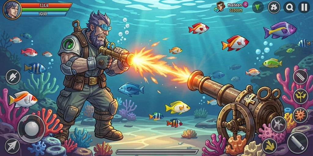 Fitur multiplayer yang memungkinkan bermain bersama teman.